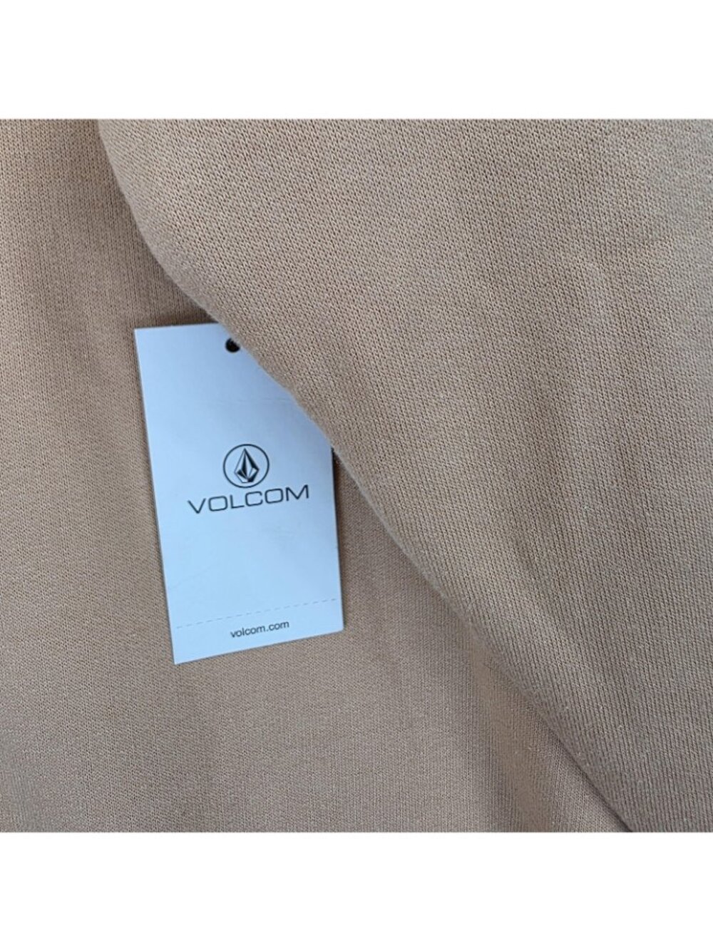 Volcom Ex Boyfriends Sweatshirt Womens XL Peach Palm Graphic Fleece Pullover - Picture 3 of 15